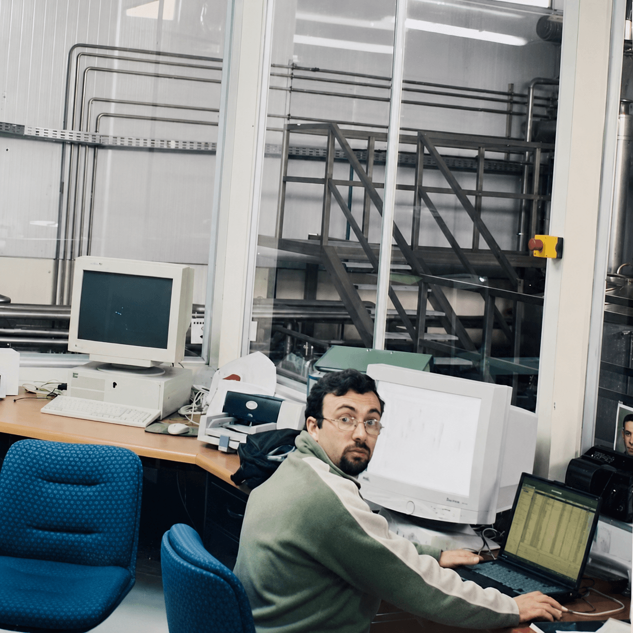 José Bentancourt durante la ampliación de producción de CCU en Chile